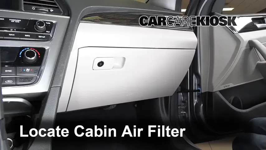 2018 Hyundai Sonata Hybrid Limited 2.0L 4 Cyl. Filtro de aire (interior)